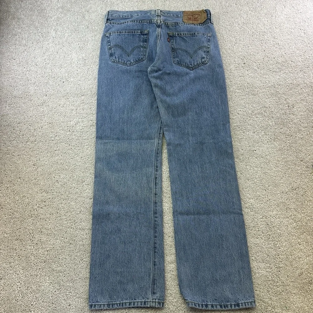 Levi's 501 XX Jeans 32x31 Blue Denim Straight Leg Button Fly 2000s